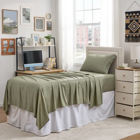 Snorze® Cloud Sheet Set - Coma Inducer® Ultra Cozy Bamboo - Twin XL in Burnt Olive