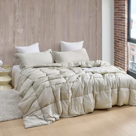 Snorze® Cloud Comforter - Coma Inducer® Ultra Cozy Bamboo - Alaskan King in Pumice Stone