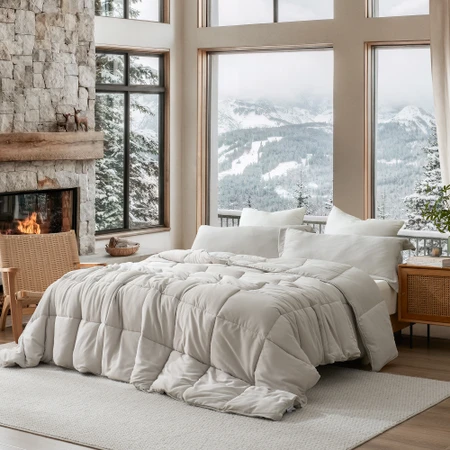 Hot Days Cool Nights - Coma Inducer® Oversized Comforter Set - Tracing Gray