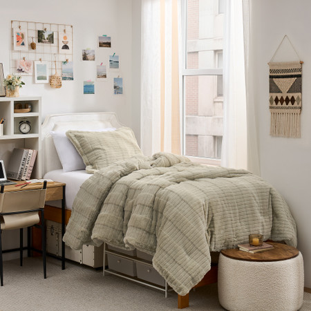 Roll Cakes® Chunky Bunny® - Coma Inducer® Oversized Twin Comforter Set - Abbey Stone