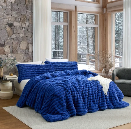 Roll Cakes® Chunky Bunny® - Coma Inducer® Oversized Comforter Set - Strong Blue