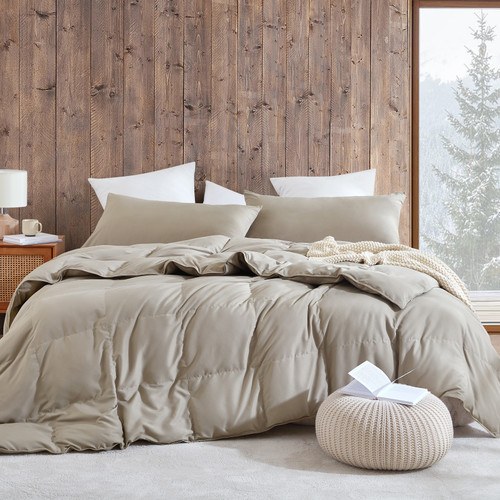 Snorze® Cloud Comforter - Coma Inducer® - Oversized Comforter in Bronze Stone