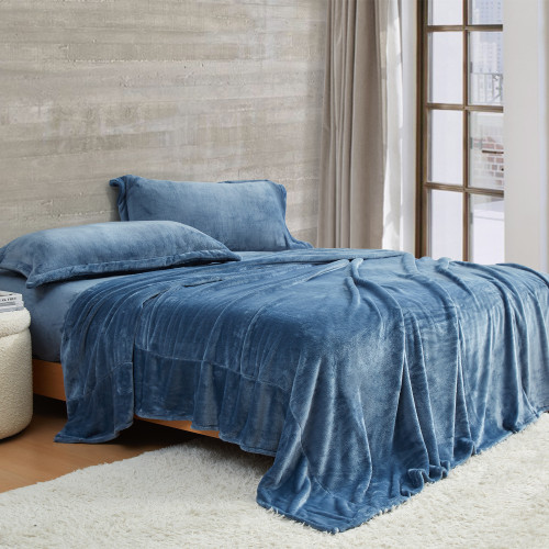 Coma Inducer® - Queen Sheet Set - Me Sooo Comfy - Smoke Blue