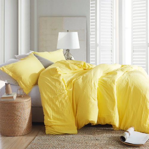 Natural Loft® King Comforter - Limelight Yellow