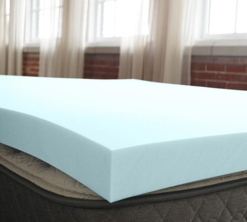 Comfortable XL Twin Bedding Topper Cozy Foam Topper for Twin Extra Large Mattress Coverage