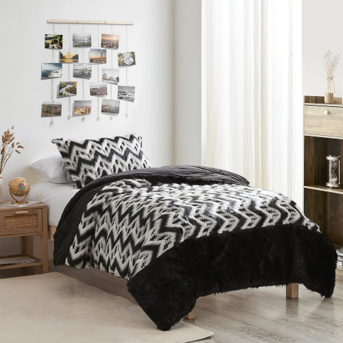 Fancy Meeting You Here - Coma Inducer® Oversized Twin Comforter with Black Reverse