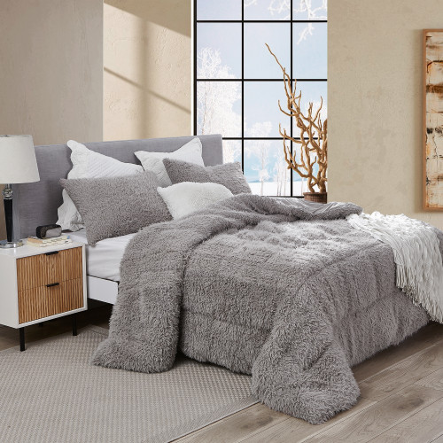 Grown Man Stuff - Coma Inducer® Queen Comforter - Silver Taupe