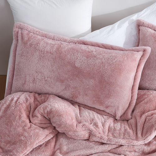 Coma Inducer® King Sham - The Original Plush - Sepia Rose