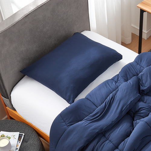 (2) Summertime - Coma Inducer Standard Shams - Blue Navy (2) Summertime - Coma Inducer Standard Shams - Blue Navy