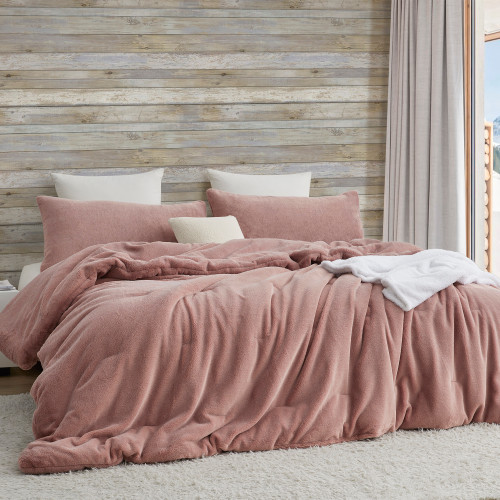 Buttercream Chunky Bunny - Coma Inducer® Oversized Queen Comforter - Canyon Clay