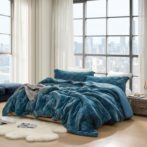 Better Than Anesthesia - Coma Inducer® Alaskan King Comforter Set - Indian Teal