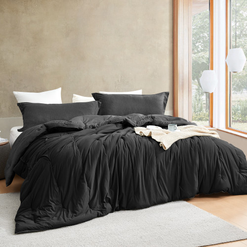 Yoga Pants® - Coma Inducer® Oversized King Cooling Comforter Set - Black