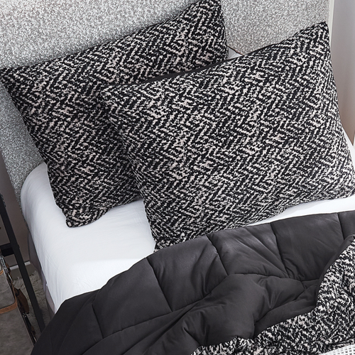 Peak of Cozy® - Coma Inducer® Standard Sham (2-Pack) - Black Gray
