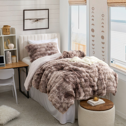 Snowball Chunky Bunny® - Coma Inducer® Twin XL Comforter Set - Wisdom Brown