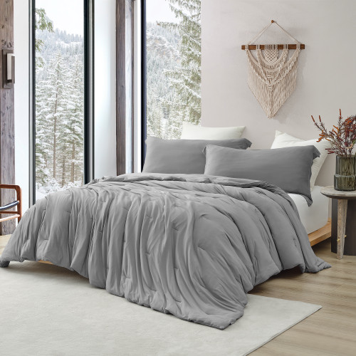 Chillin Panda - Coma Inducer® Oversized King Comforter Set - Cavern Gray