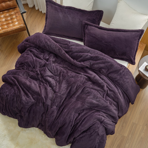 I Am Bed Serious - Coma Inducer® Oversized Queen Comforter Set - Nightshade Purple