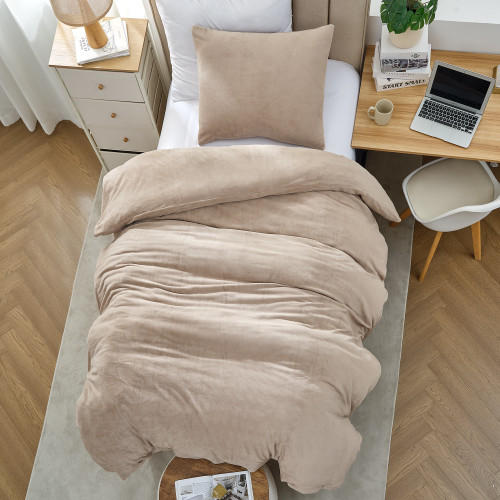 Near Suffocation Xtra - Coma Inducer® Oversized Twin Comforter Set - Earth