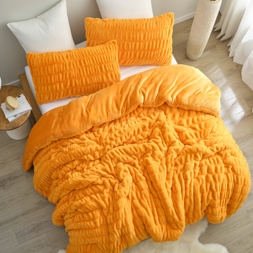 Wrinkle Rolls Chunky Bunny - Coma Inducer® Oversized Comforter Set - Cheddar Cheese Please