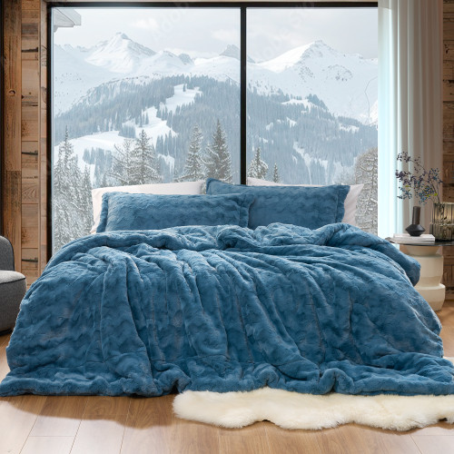 Arctic Sea - Coma Inducer® Oversized Queen Comforter Set - Blue Surf