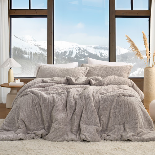 Hibernation - Coma Inducer® Oversized King Comforter Set - Taupe Gray