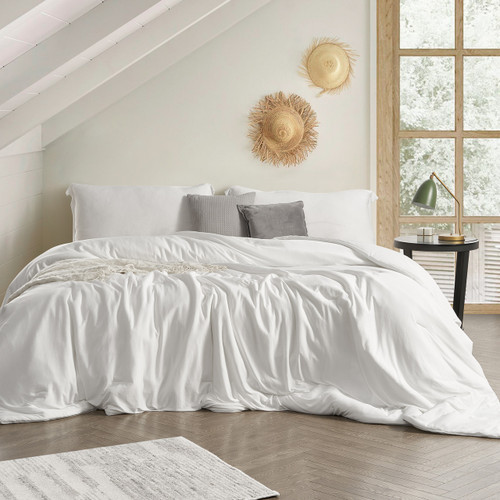 Cooler Than Cool - Coma Inducer® Oversized Queen Comforter - Real White