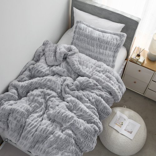 Freezin Waters - Coma Inducer® Oversized Twin Comforter Set - Gray Sand