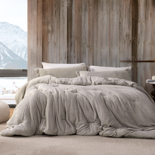 Love Thick® - Plush Coma Inducer® Oversized King Comforter Set - Oyster Gray