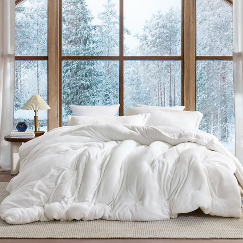 Thicker Than Thick® - Coma Inducer® Oversized Comforter Set - Standard Plush Filling - Real White