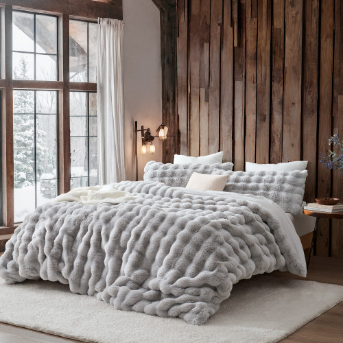 Snowball® Chunky Bunny® Bare Bottom® - Coma Inducer® Oversized King Comforter - Gray Dusk
