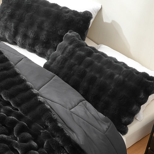 Snowball® Chunky Bunny® Bare Bottom® - Coma Inducer® King Sham (2-Pack) - Almost Black