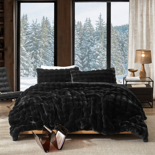 Snowball® Chunky Bunny® Bare Bottom® - Coma Inducer® Oversized Comforter - Almost Black