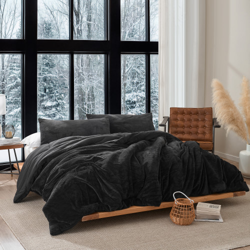 Coma-holic® - Coma Inducer® (with Butter) Oversized King Comforter - Black