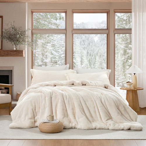 The DNR Chunky Bunny® - Coma Inducer® Oversized Queen Comforter Set - Creamy