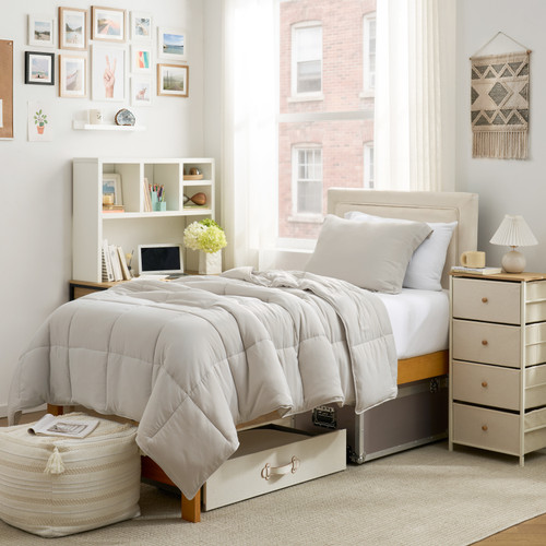 Hot Days Cool Nights - Coma Inducer® Twin XL Comforter Set - Tracing Gray