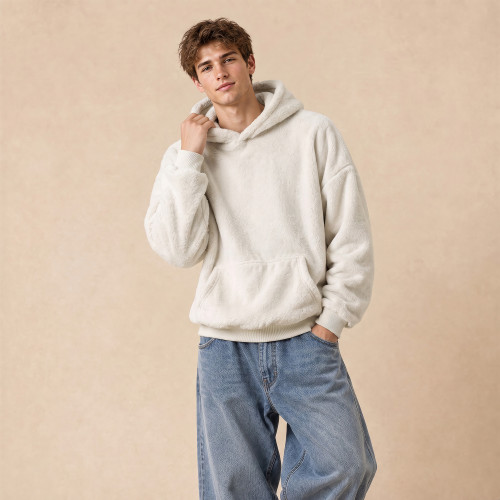 Coma Hoodie™ - The Original Plush - Creamy Taupe - Men's