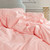Pretty Pink Twin XL Bedding Set with Matching Pink Standard Pillow Sham