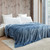 Trendy Blue Queen Bedding Blanket Coma Inducer Lightweight Bedding Essentials