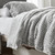 Chevron Pattern Frosted White Espresso Brown Twin Oversized Comforter Set