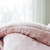 Gorgeous Pink King XL Bedding Decor Plush Pink King Oversized Comforter Set with Matching Pink King Shams