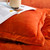 Trendy King XL Bedding Essentials Orange Extra Large King Plush Comforter Set