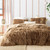 Cruelty Free Faux Fur Queen XL Comforter Made with Long Plush Bedding Materials