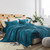 Trendy Teal Bedding Accessories for Twin XL, Full, Extra Large Full, Queen, King, or Cal King Sized Beds