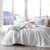 Extra Long and Extra Wide Twin Plush Comforter Made with Cruelty Free Faux Fur Bedding Materials