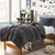 True Twin Oversized Bedspread Made with Super Soft Plush Bedding Materials