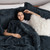 Chunky Bunny - Coma Inducer® Oversized Queen Comforter - Faded Black
