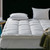 High Quality Goose Down Top King and Cal King Featherbed 233 Thread Count Cotton Bedding