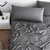 Machine Washable Gray Alaskan King Sheets Made with Cooling Bamboo Bedding Fabric