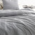 Waffled Gray - Oversized Twin Comforter