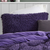 Plush King Pillow Sham Purple Reign Trendy King Bedding Accessories