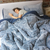 Aww Buddy - Coma Inducer® Oversized Queen Comforter - Dark Denim